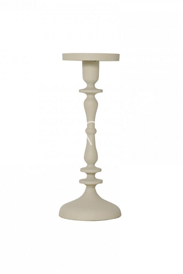 Kandelaar beige small 11x33 cm