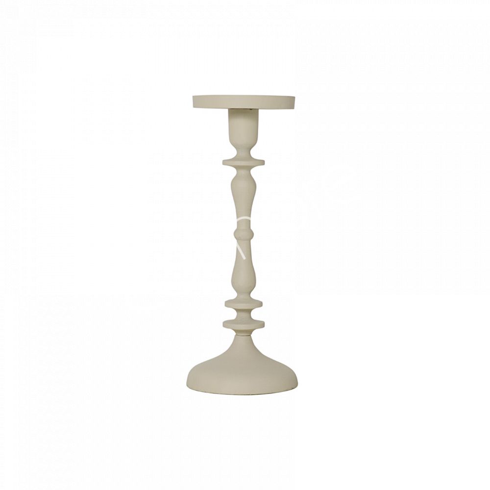 Kandelaar beige small 11x33 cm