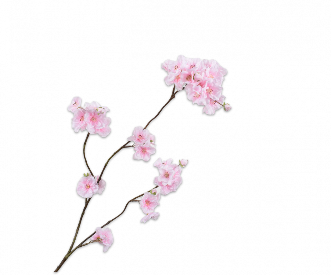 Bloesem tak zacht roze 84 cm Silk-ka