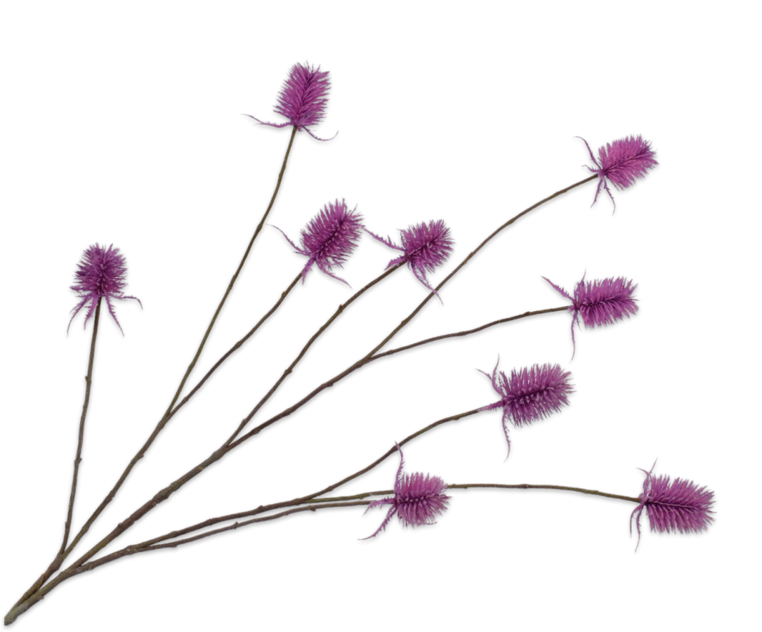 Distel tak roze 116 cm Silk-ka