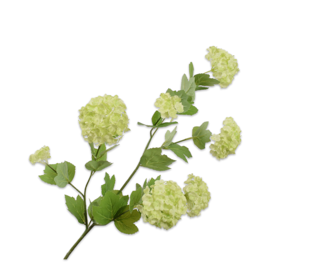 Sneeuwbal viburnum licht groen 78 cm Silk-ka