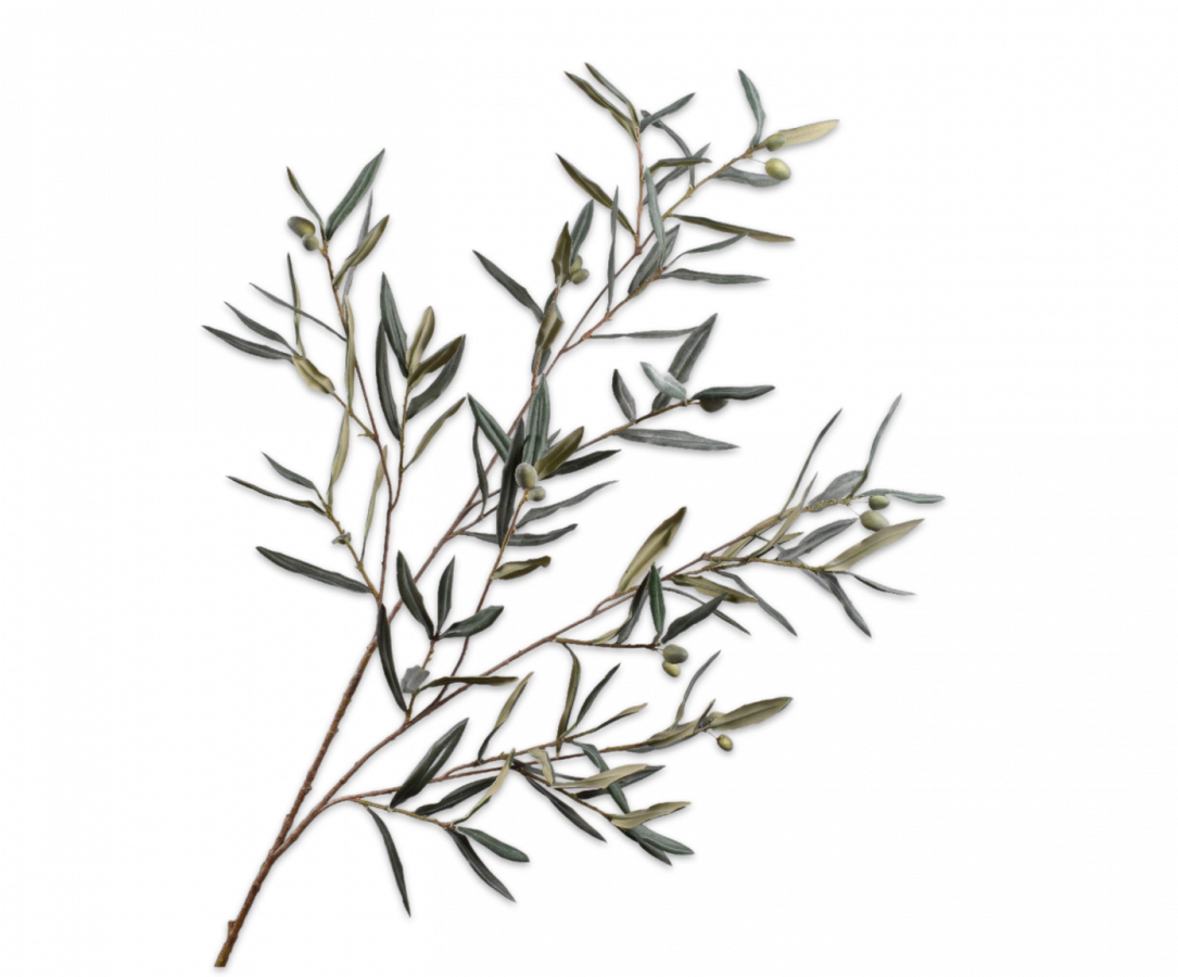 Olijftak groen grijs 123 cm Silk-ka