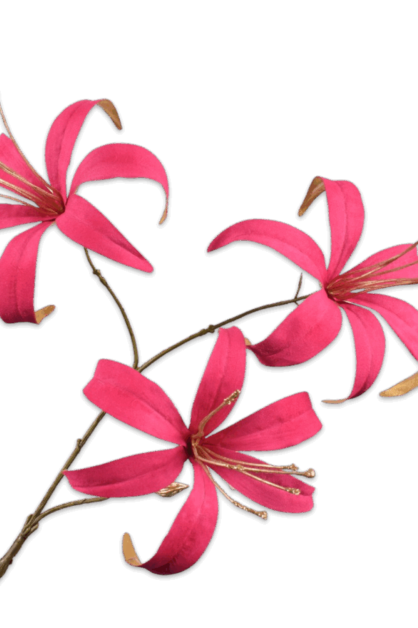 lelie tak goud roze Silk-ka