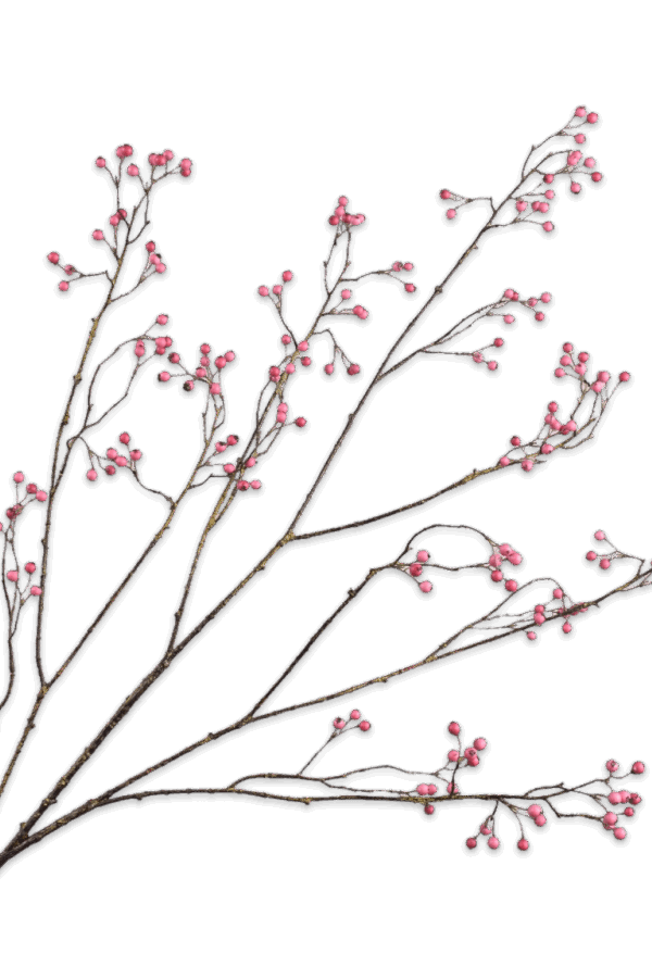 Bessentak roze 133 cm Silk-ka