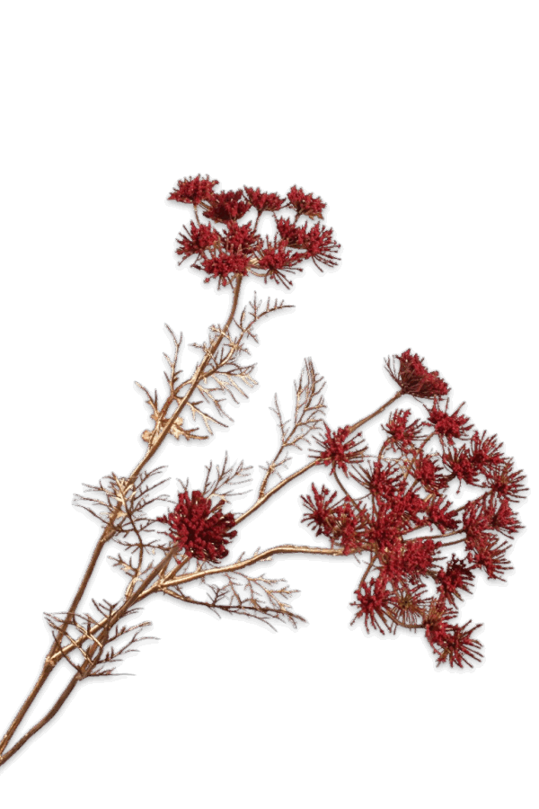 Dille tak goud rood Silk-ka