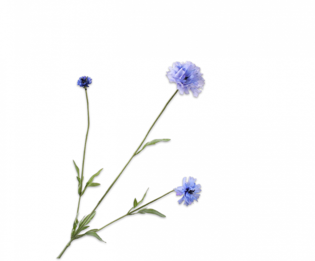 Korenbloem licht blauw 65 cm Silk-ka Real touch