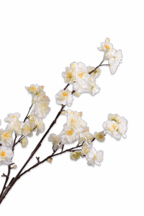 Bloesem tak wit geel 121 cm Silk-ka