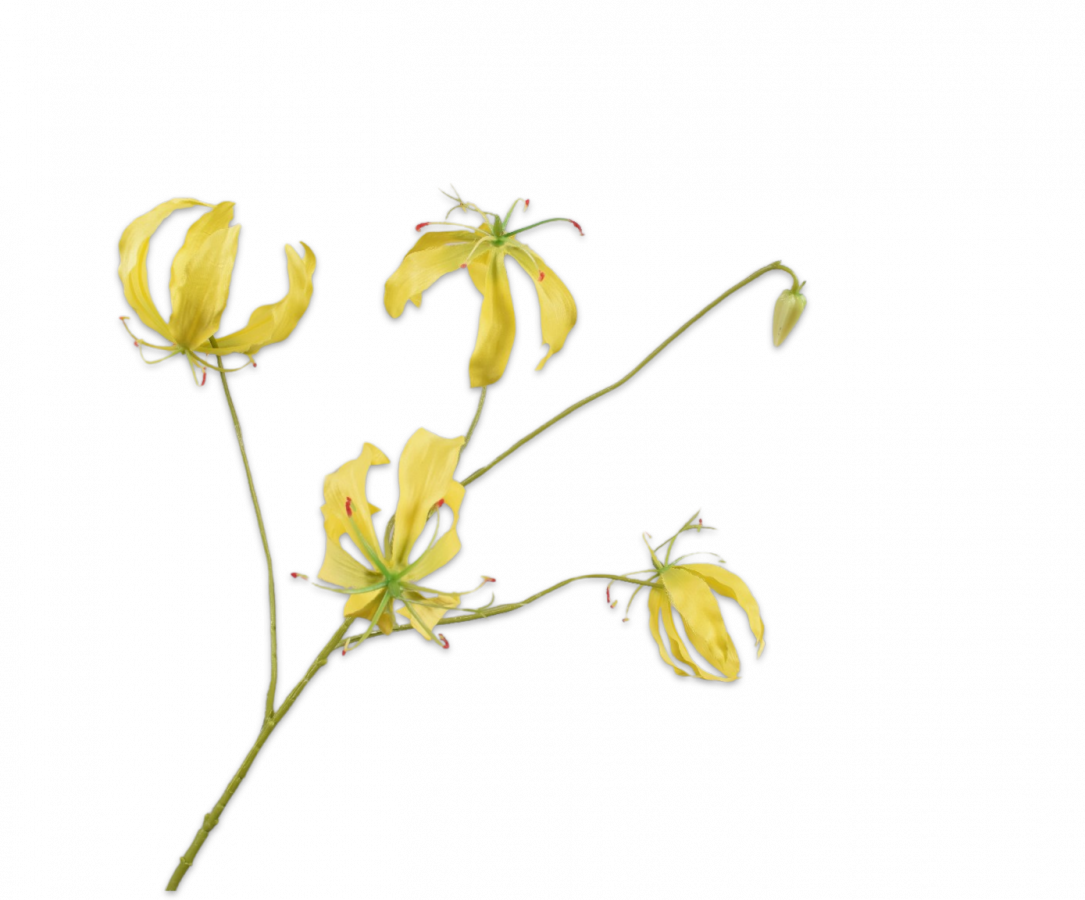 Gloriosa geel 86 cm Silk-ka - Afbeelding 2