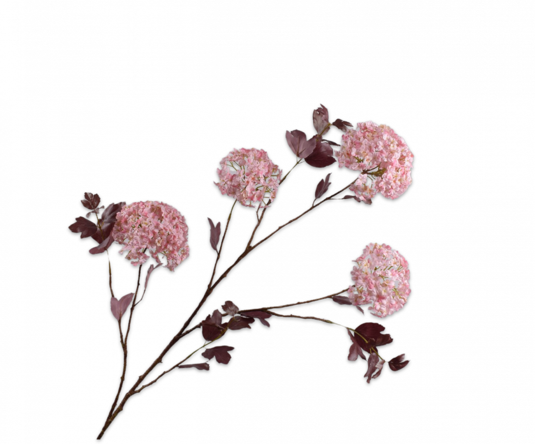 Sneeuwbal tak mauve 130 cm Silk-ka