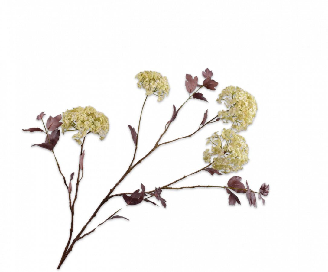 Sneeuwbal tak groen 130 cm Silk-ka