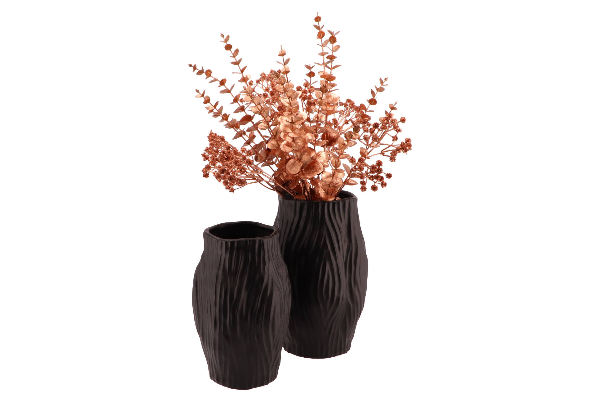 Multan vaas zwart - H24,5 - Afbeelding 3