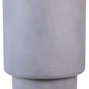 Bloempot Riso beton grijs hoogte 65 cm