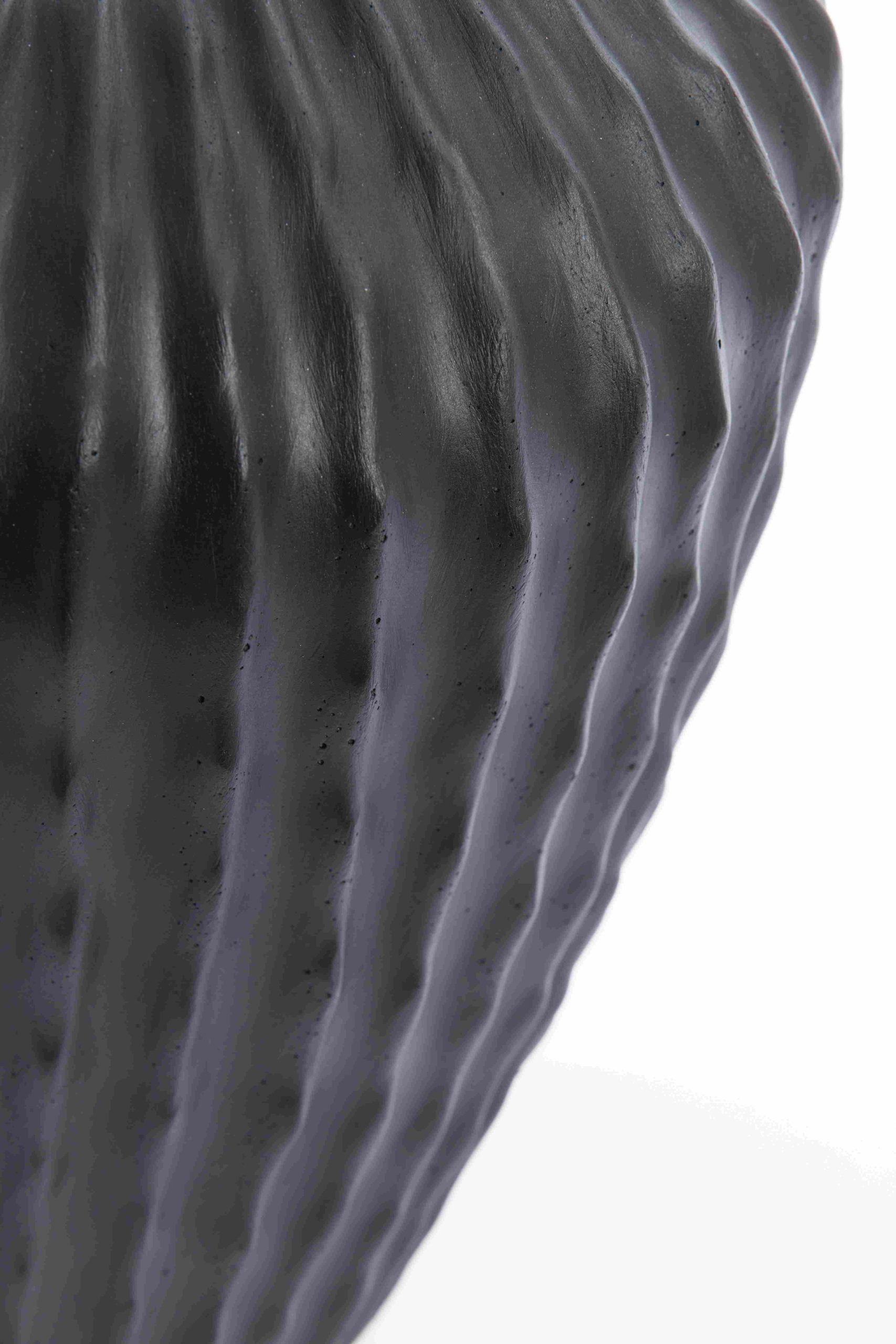 Vaas cactus mat zwart - large - Afbeelding 3