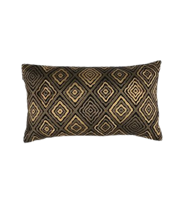 Gouden print kussen - 58x32 cm