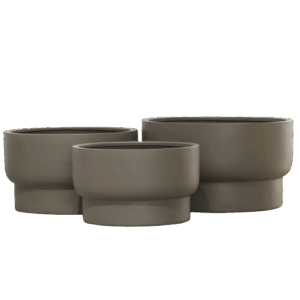 Nyla bloempot taupe L - H40