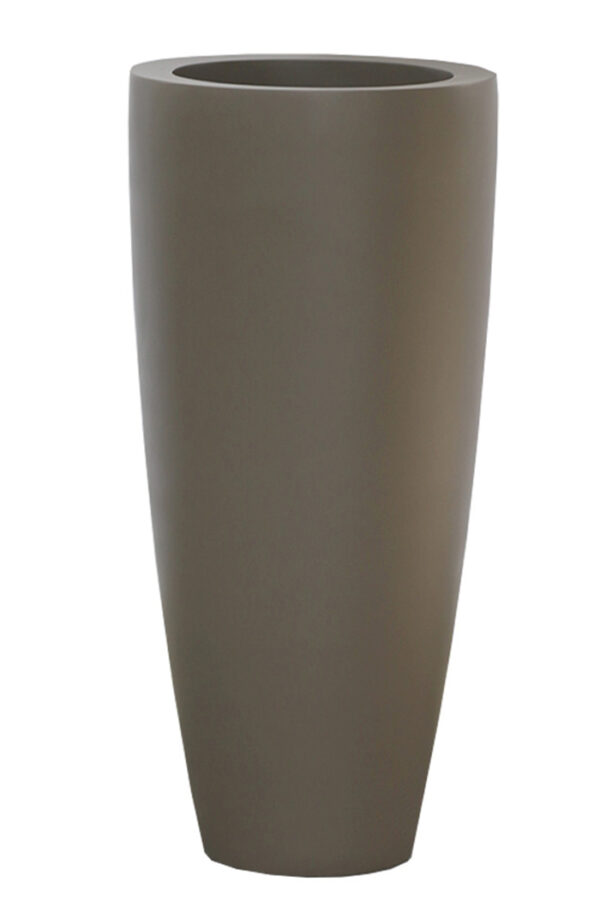 Kenny bloempot taupe hoogte 100 cm VTW