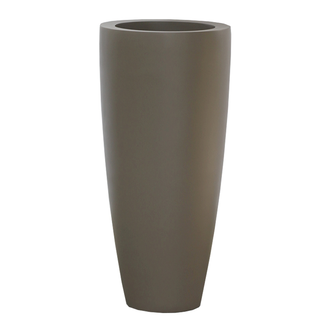 Kenny bloempot taupe hoogte 100 cm VTW