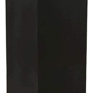 Zuil plantenbak Parel mat zwart hoogte 100 cm VTW