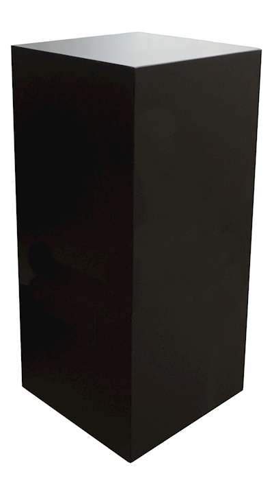 Zwarte zuil / plantenbak 80 cm Mont Blanc - Afbeelding 2