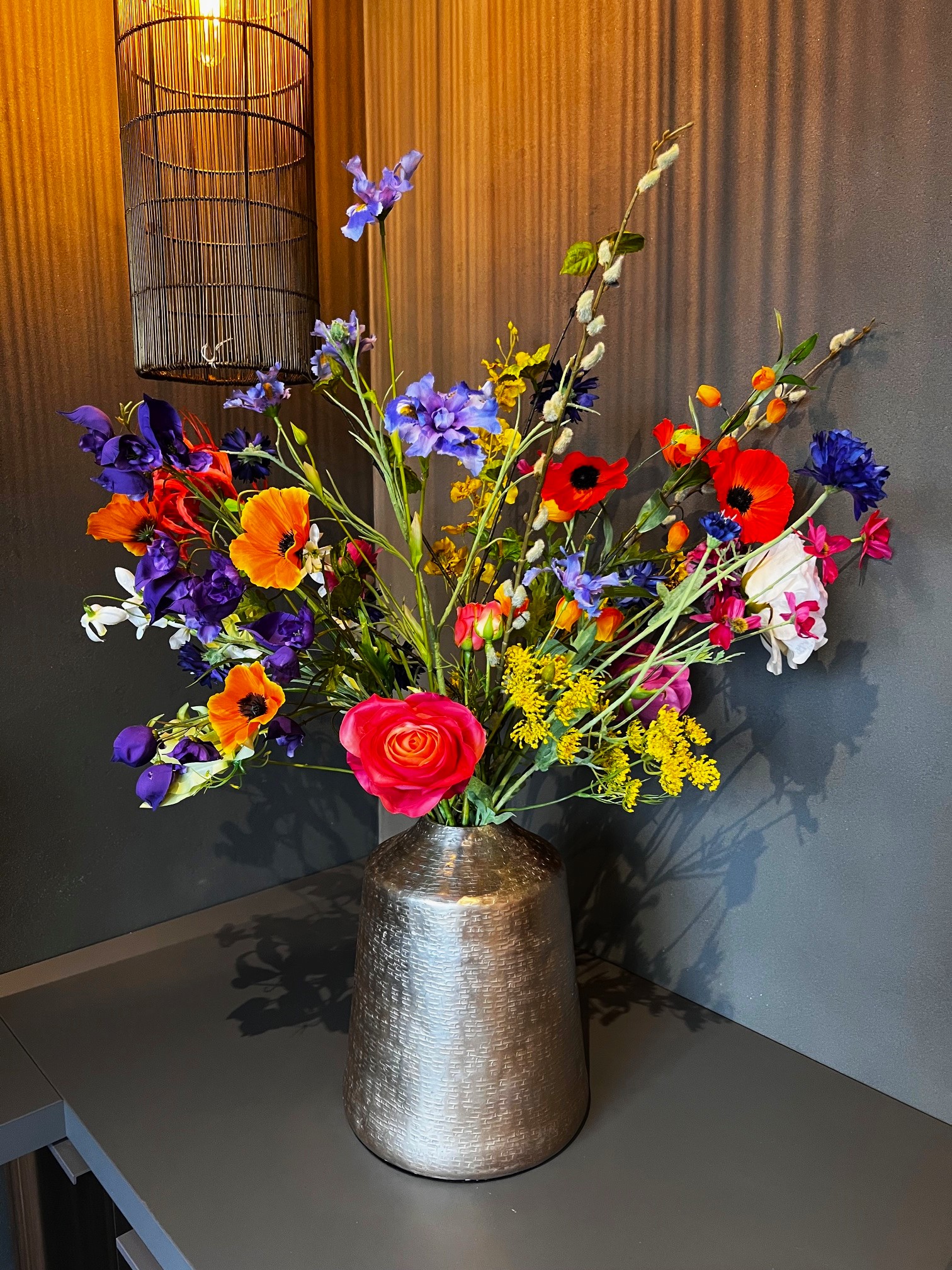 Plukboeket zijdenbloemen boeket Fleur - Afbeelding 5