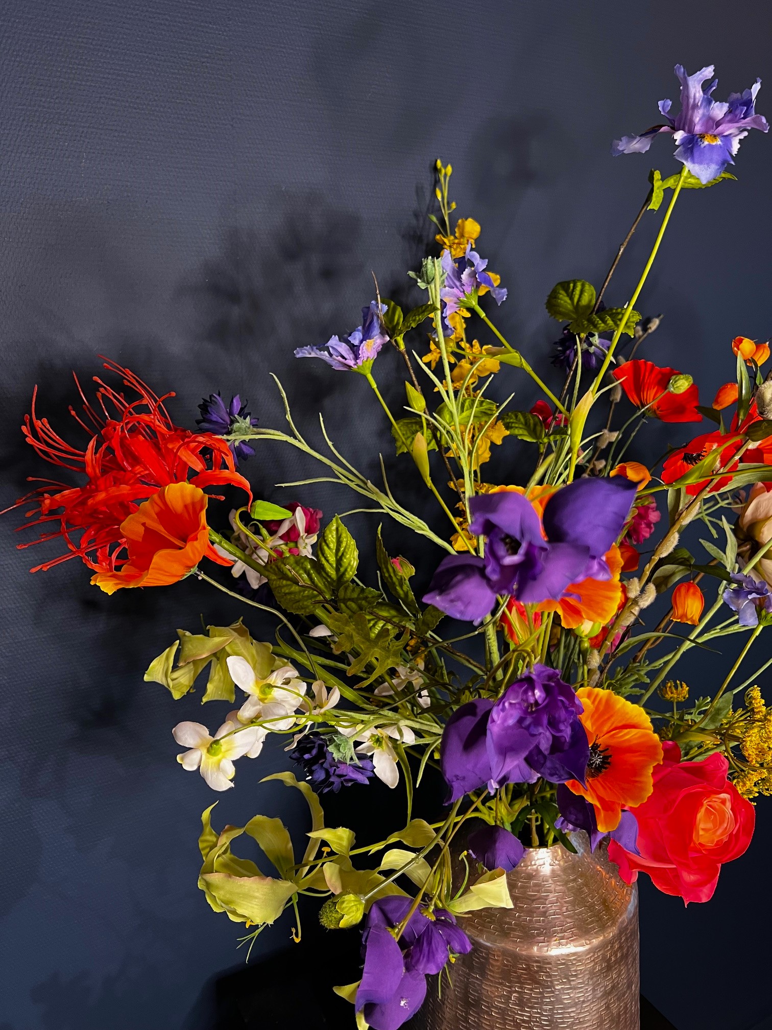 Plukboeket zijdenbloemen boeket Fleur - Afbeelding 3