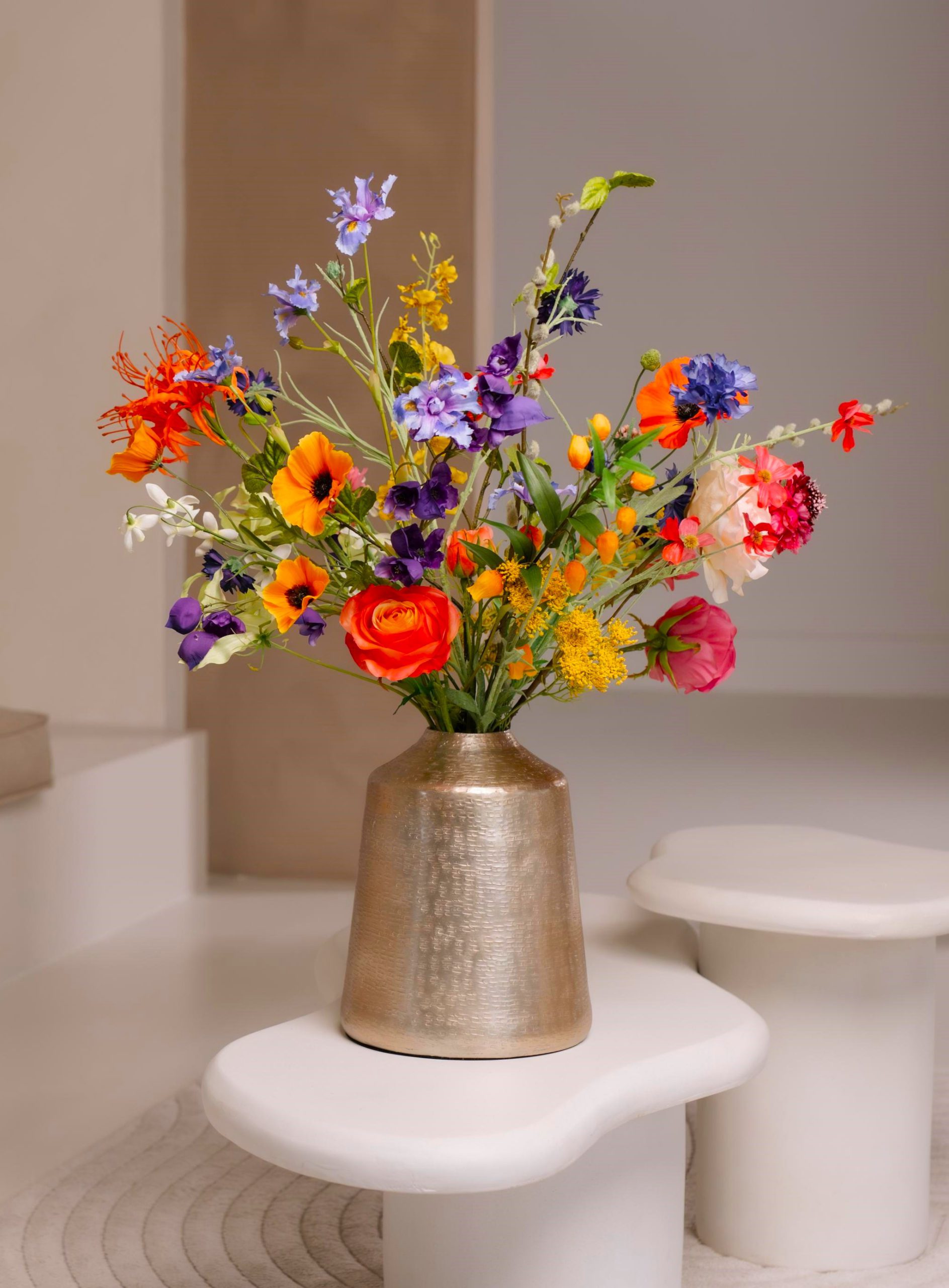 Plukboeket zijdenbloemen boeket Fleur - Afbeelding 6