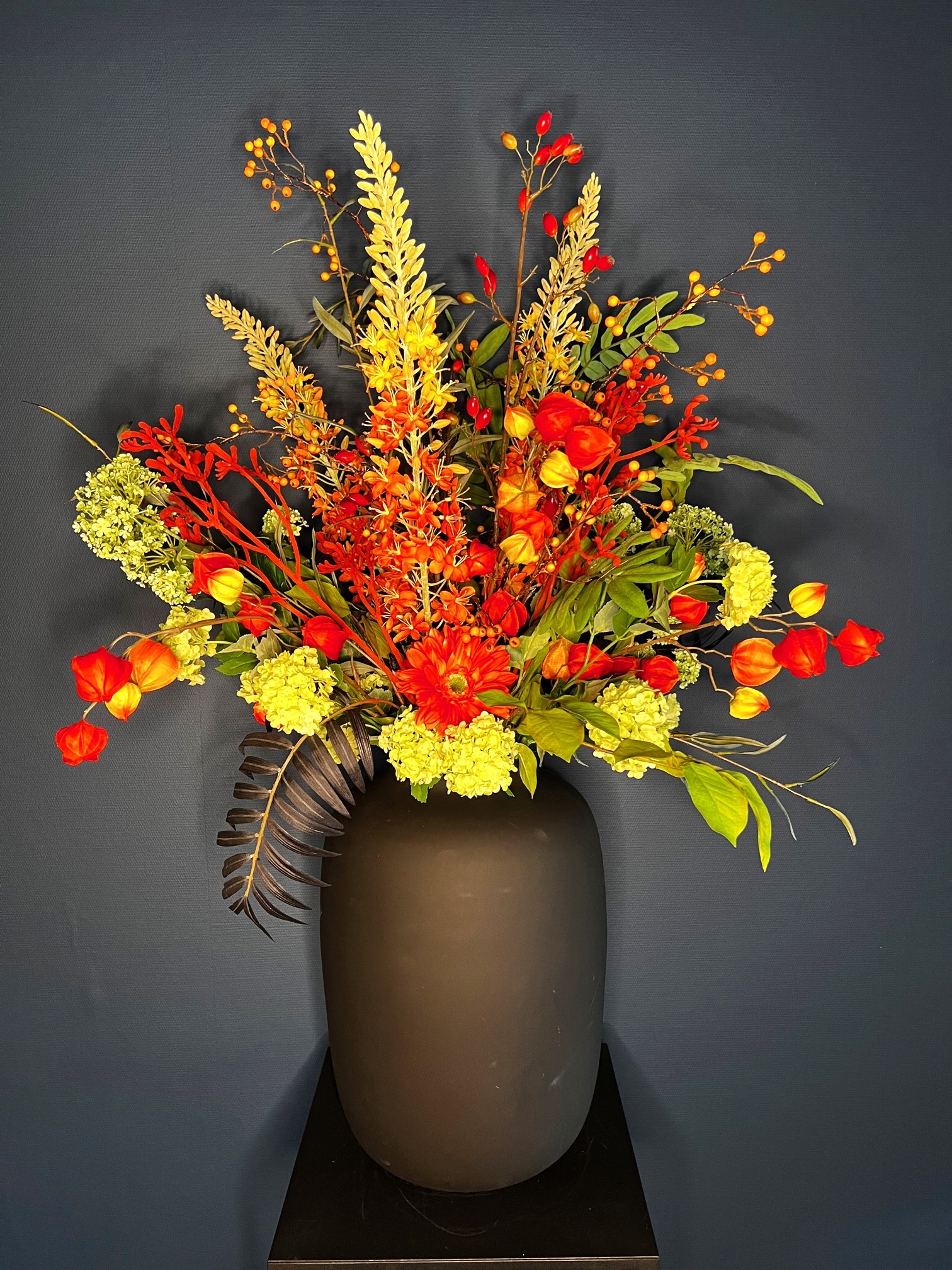 Groot zijdebloemen boeket Lucie