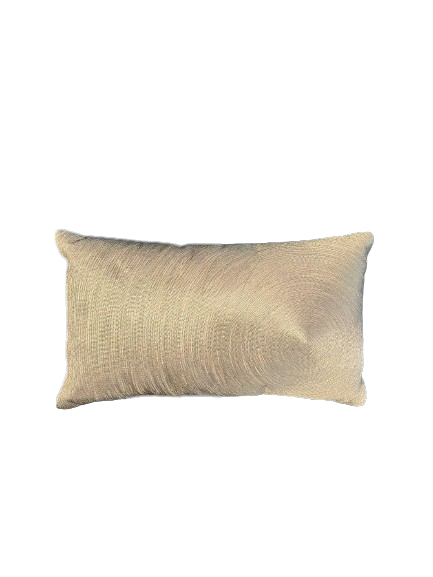 Kussen glans patroon licht grijs - 60x30 cm