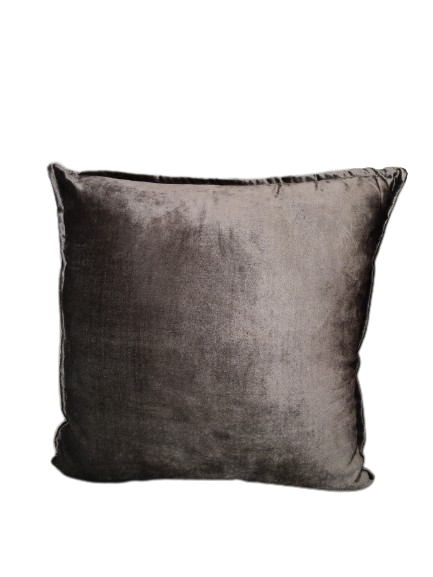 Velvet kussen zwart - 50x50 cm