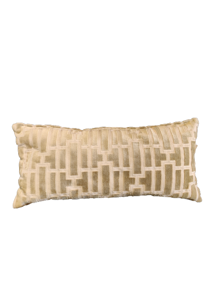 Kussen print goud - 60x28 cm