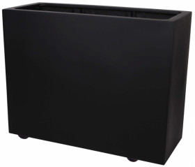 Plantenbak / roomdivider Indy op wielen zwart breedte 100 cm VTW