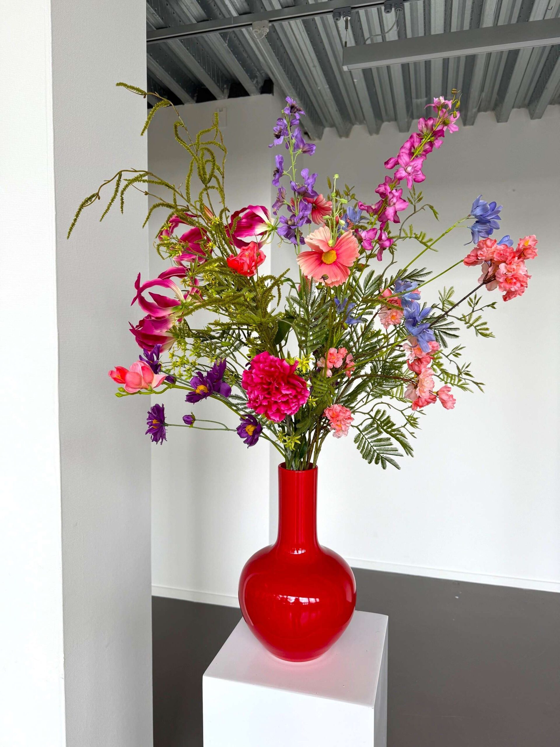 Zijdebloemen boeket Loiza groot - Afbeelding 3