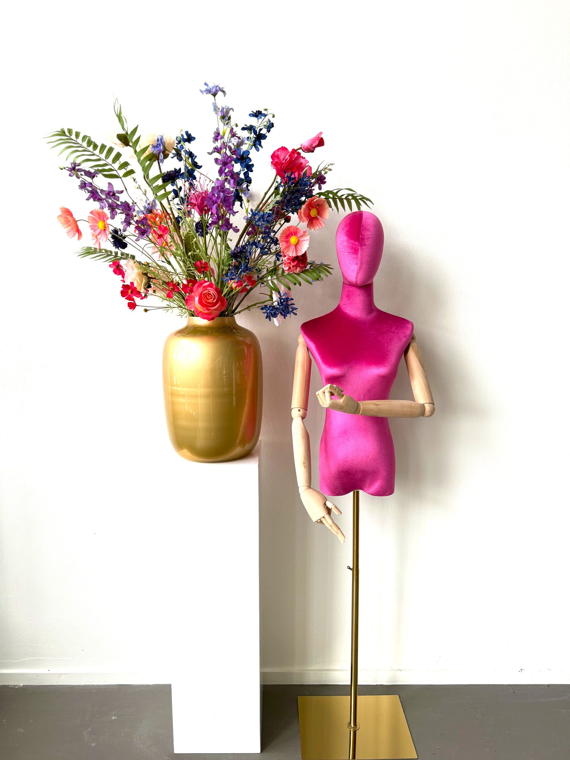 Groot zijden bloemen boeket Nikkie - Afbeelding 3