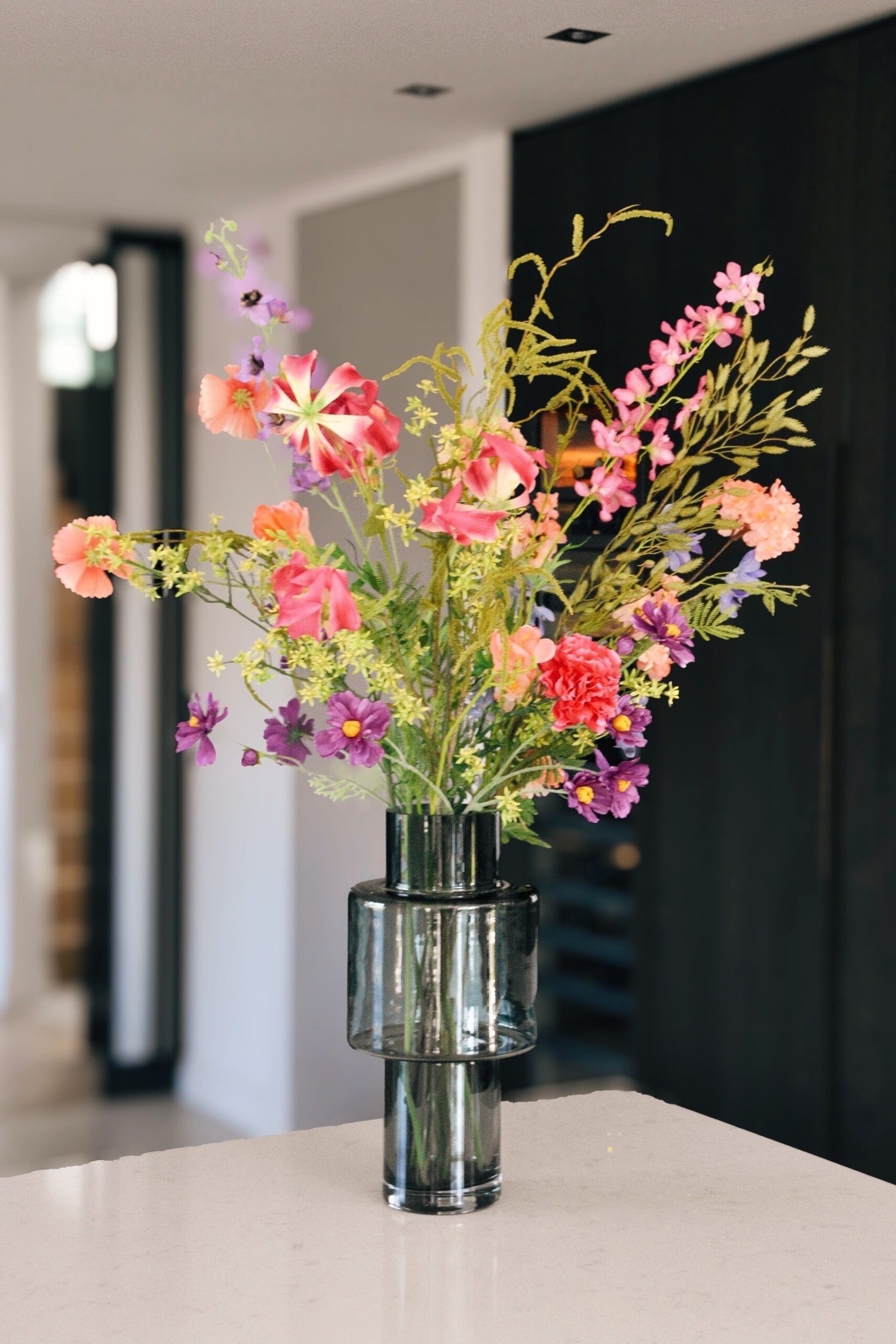 Zijdebloemen boeket Loiza groot - Afbeelding 2