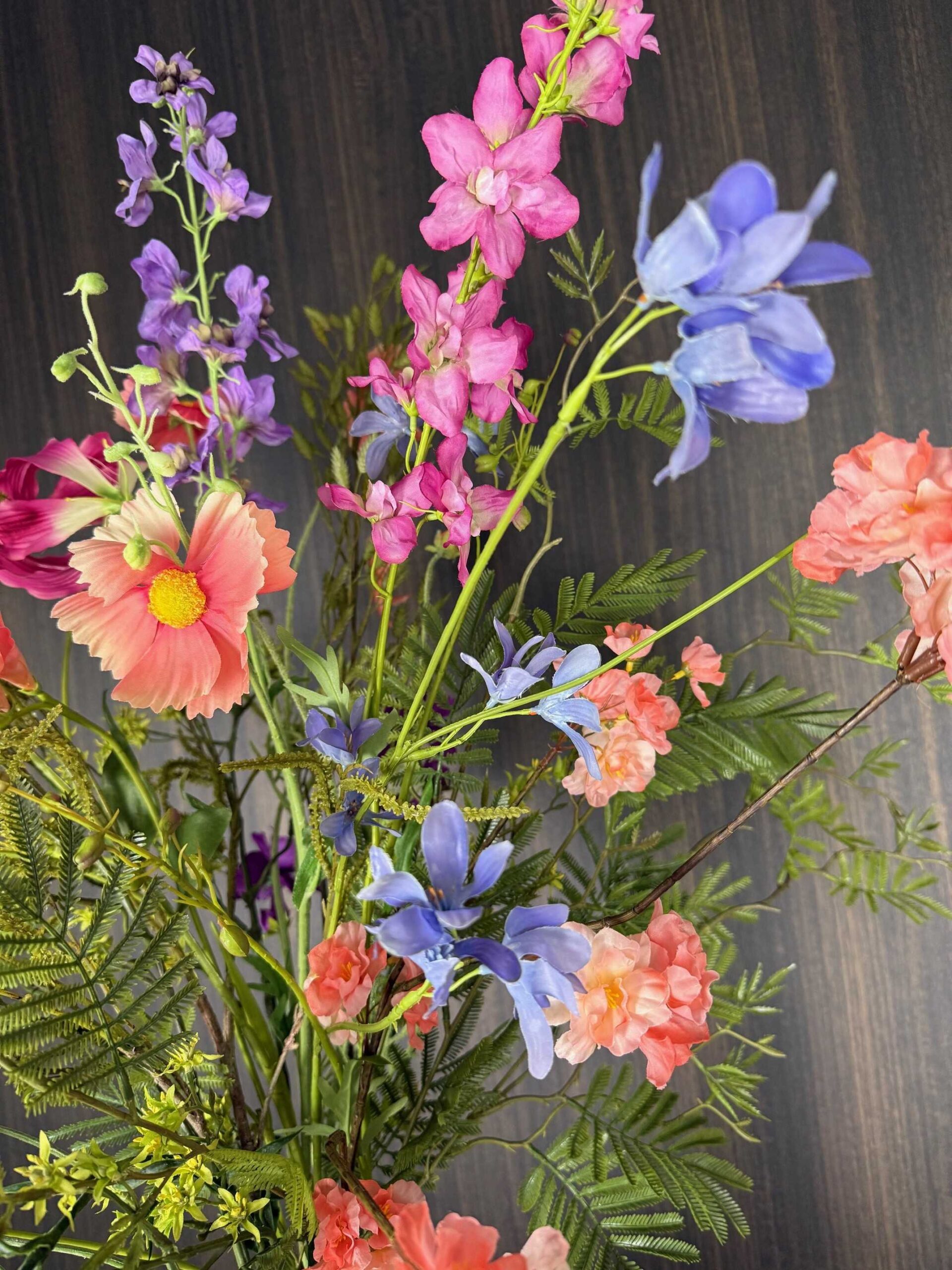 Zijdebloemen boeket Loiza groot - Afbeelding 5