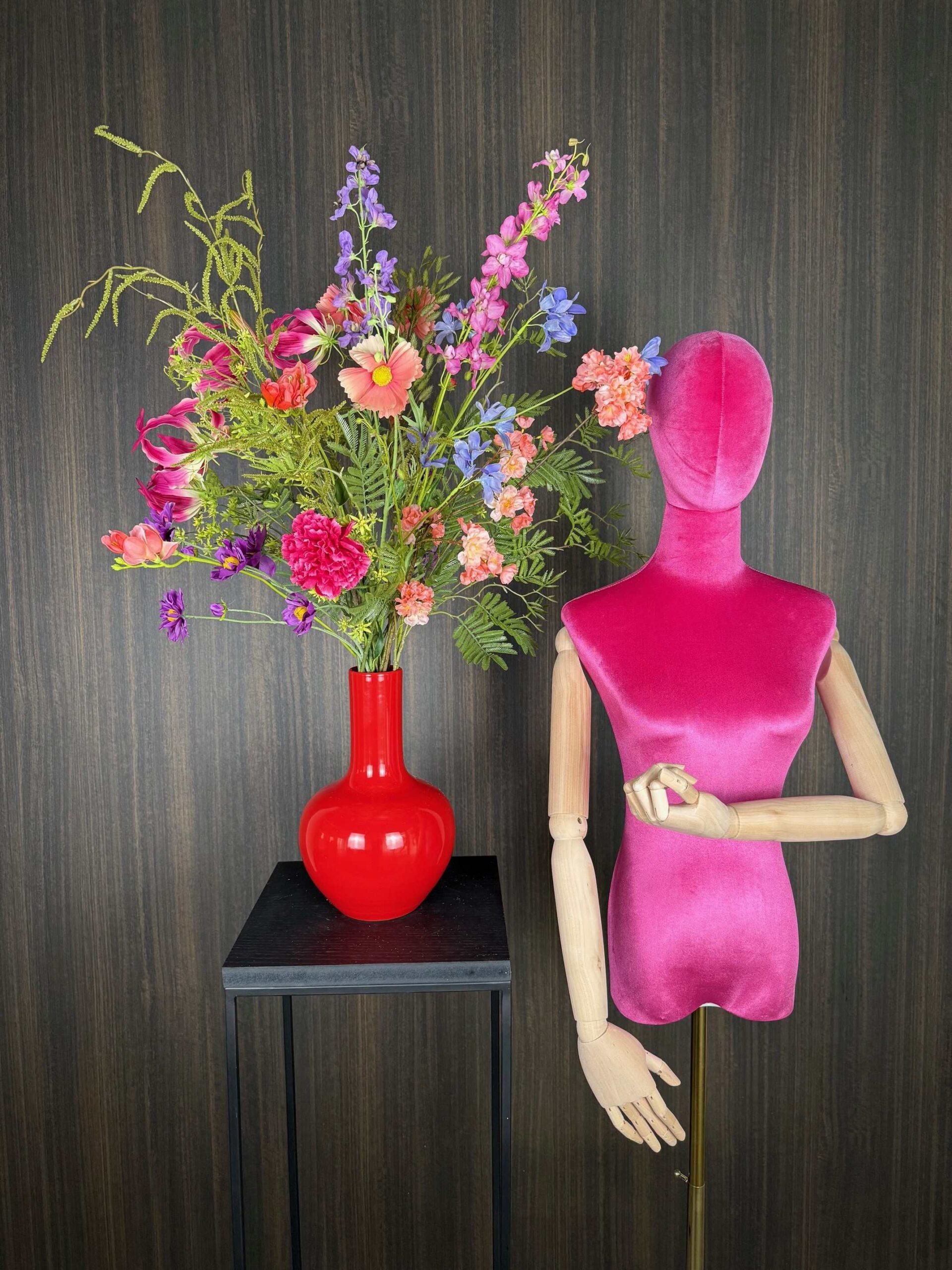 Zijdebloemen boeket Loiza groot - Afbeelding 4