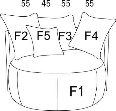 Loungestoel fauteuil Pastille - Afbeelding 7