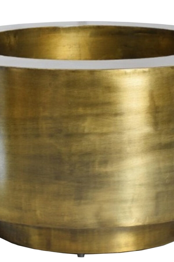 bloempot aged brass - medium - H35 cm