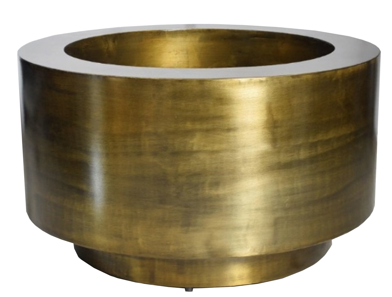 bloempot aged brass - medium - H35 cm
