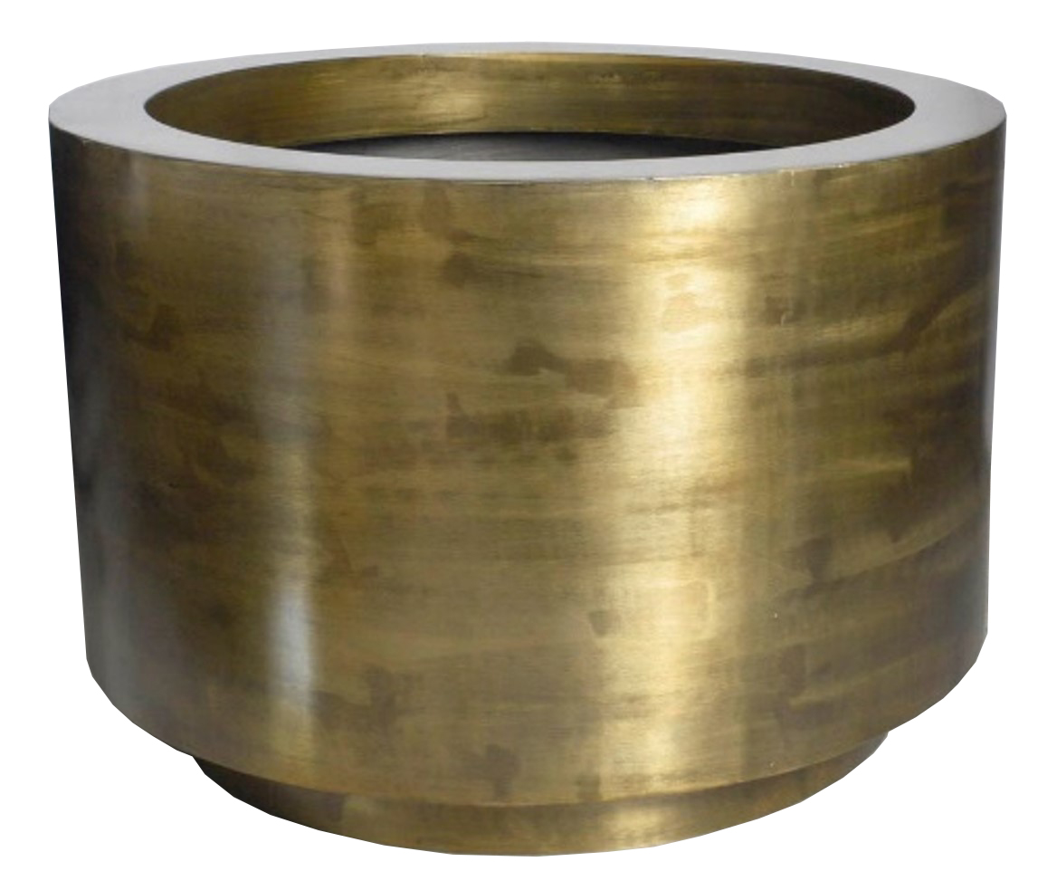 bloempot aged brass - large - H55 cm