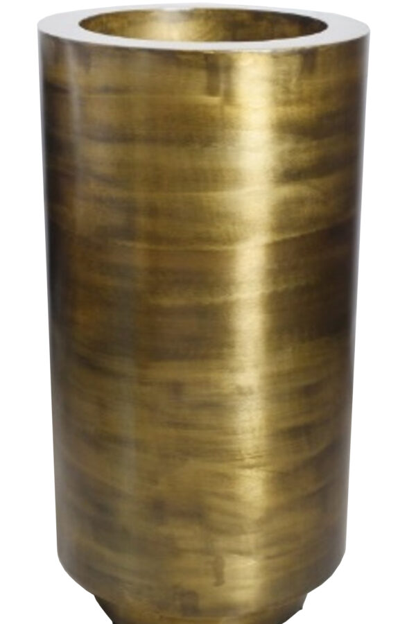 bloempot aged brass - extra large - H80 cm