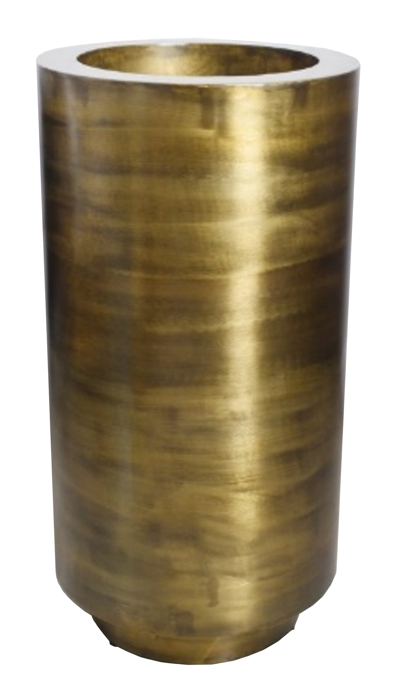 bloempot aged brass - extra large - H80 cm