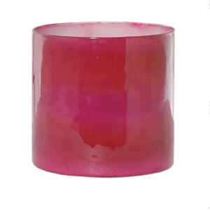 Waxinelichthouder donkerroze -H15