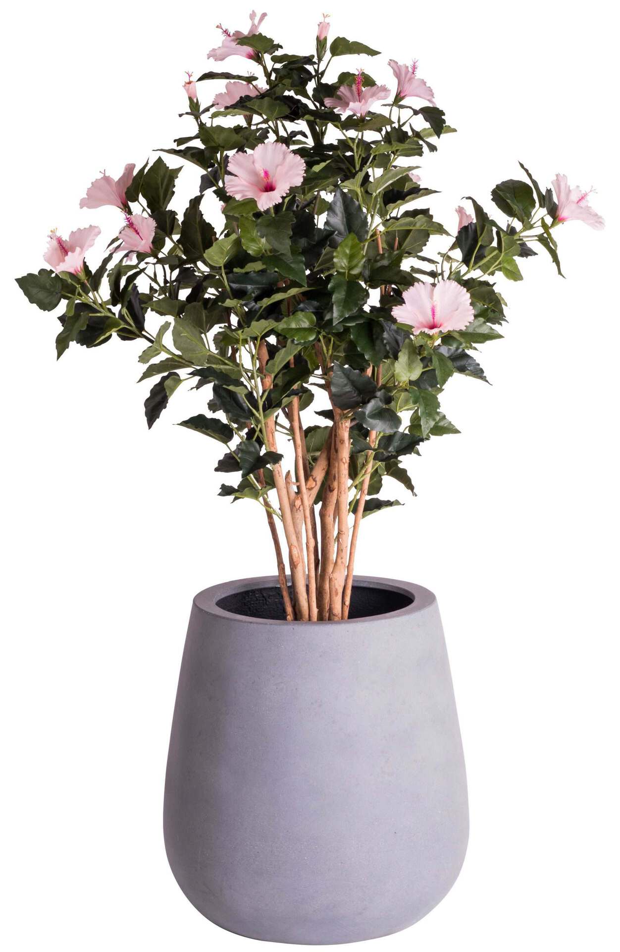 Bloempot Venna mat grijs hoogte 46 cm VTW