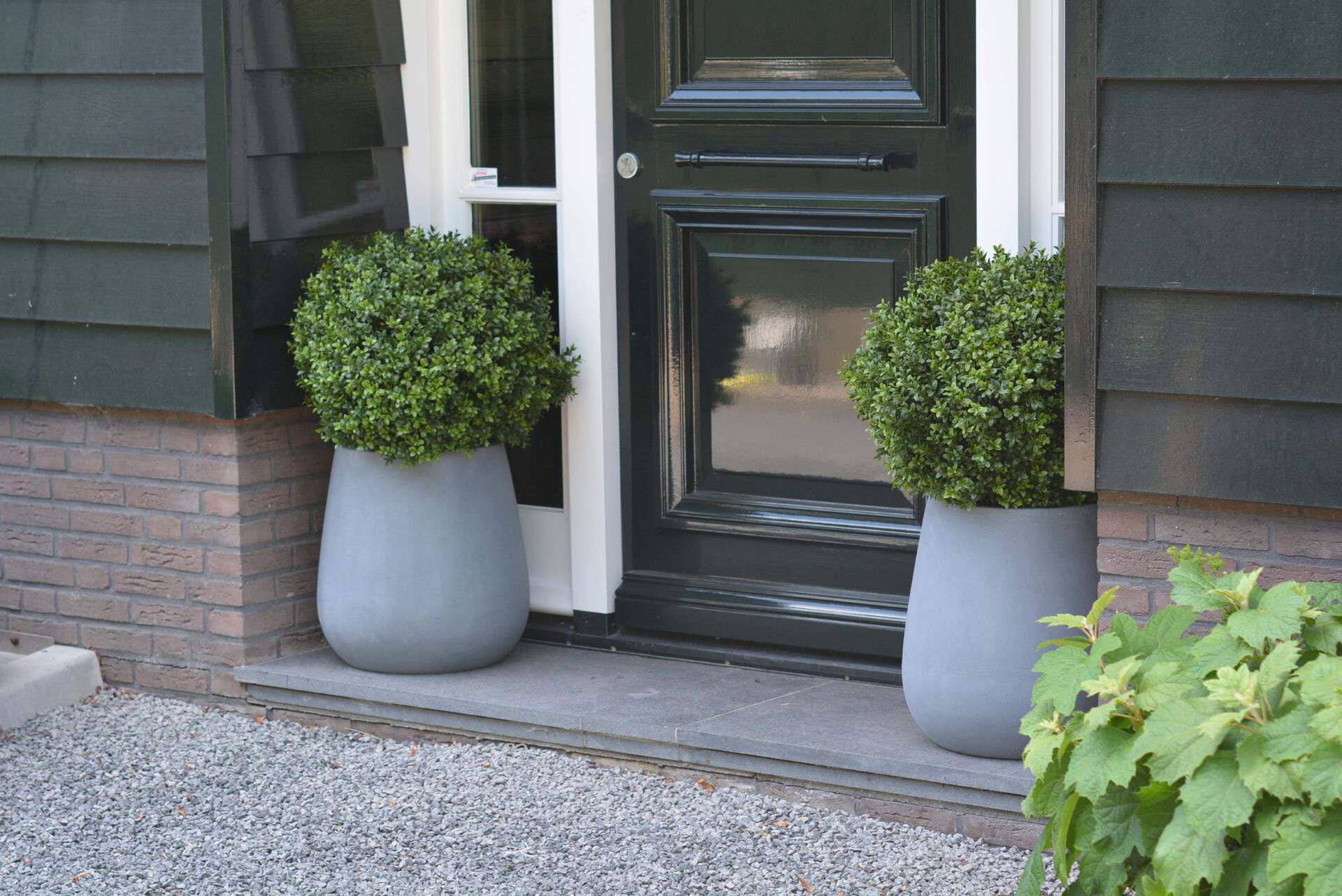 Bloempot Venna mat grijs hoogte 46 cm VTW - Afbeelding 3