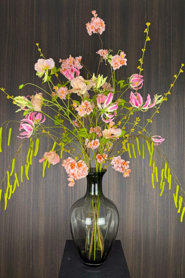 Groot zijdenbloemen boeket Belle