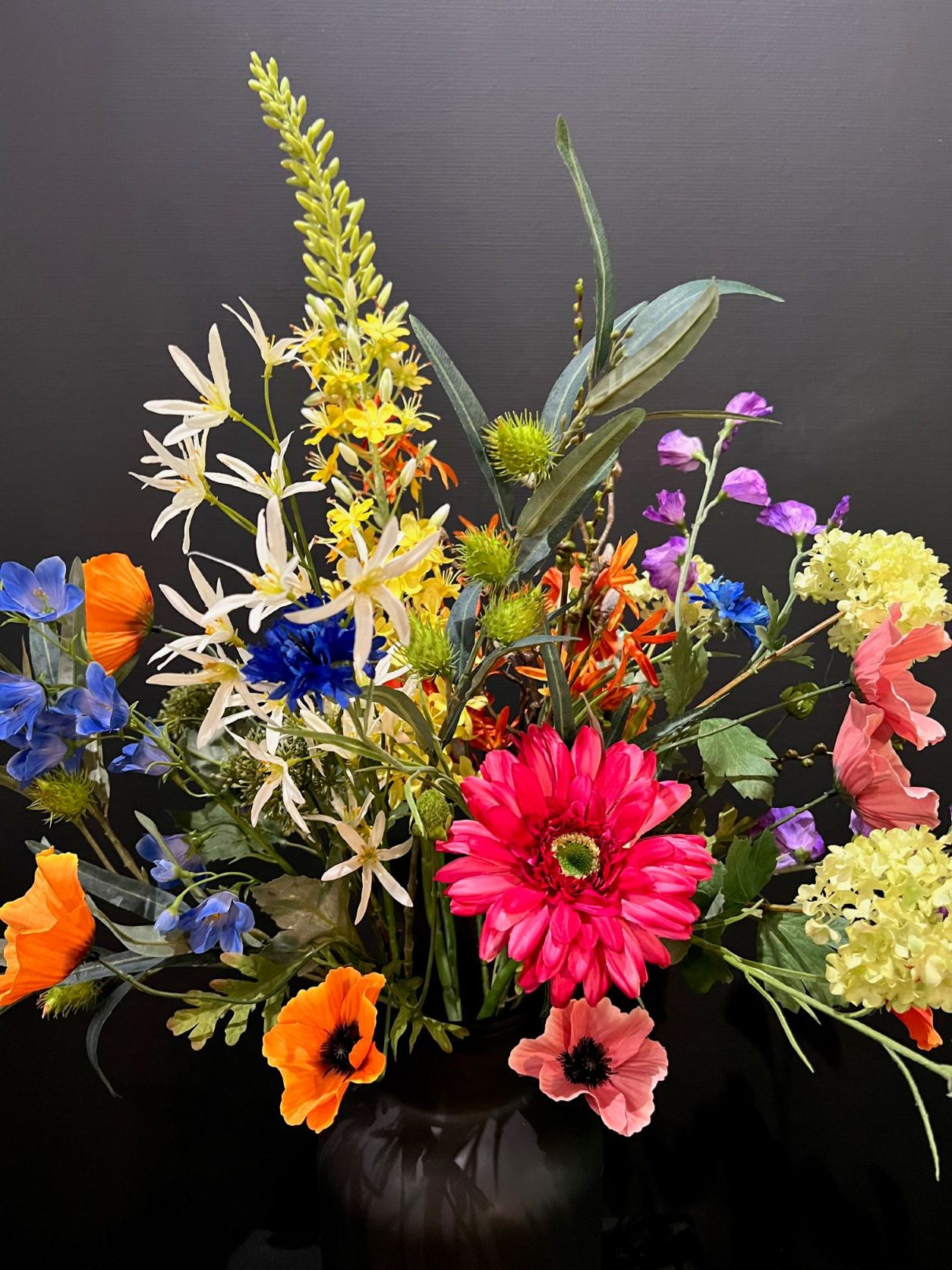 Zijdenbloemen boeket Ann - Afbeelding 3