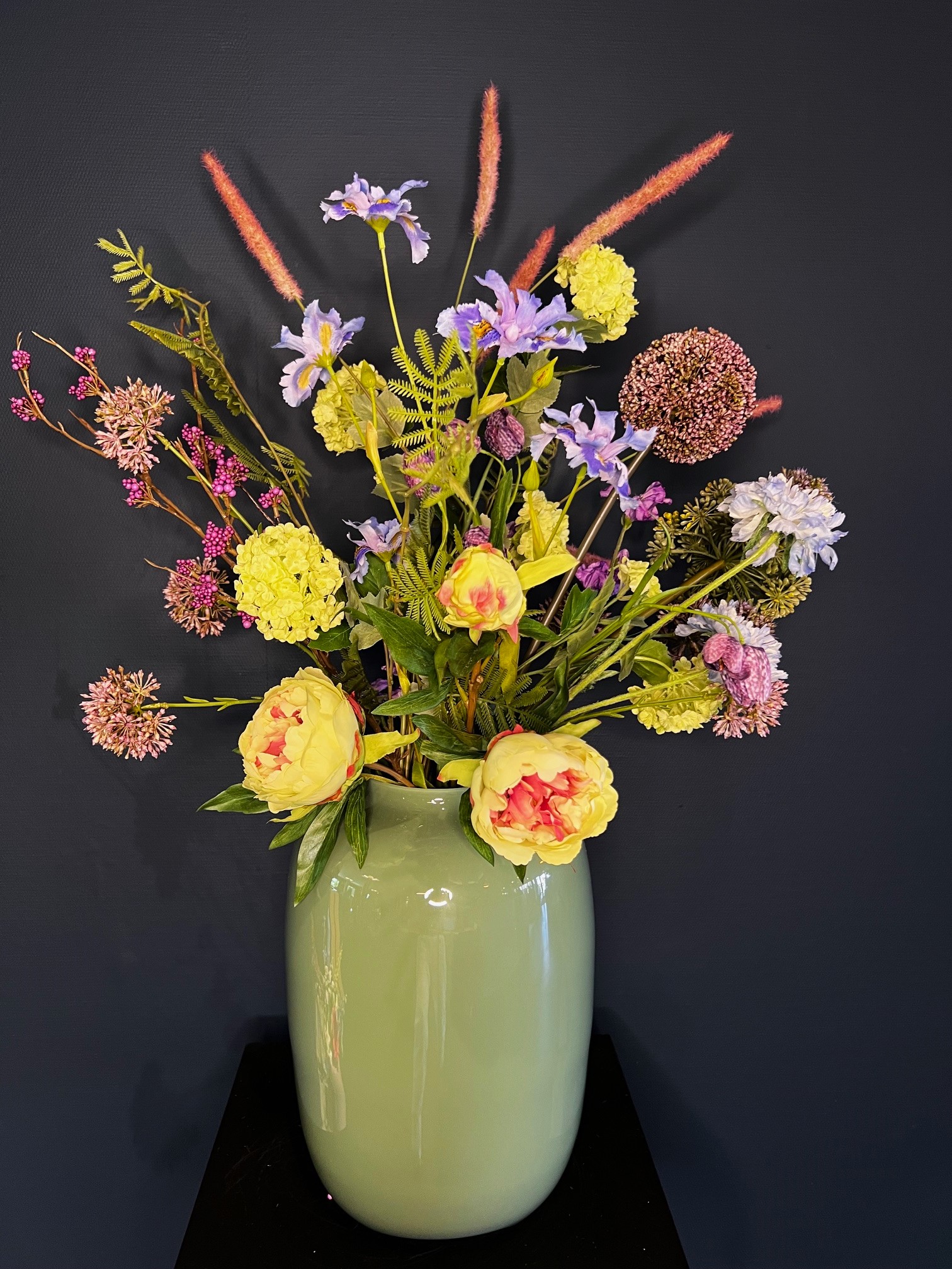 Zijdenbloemenboeket Jet