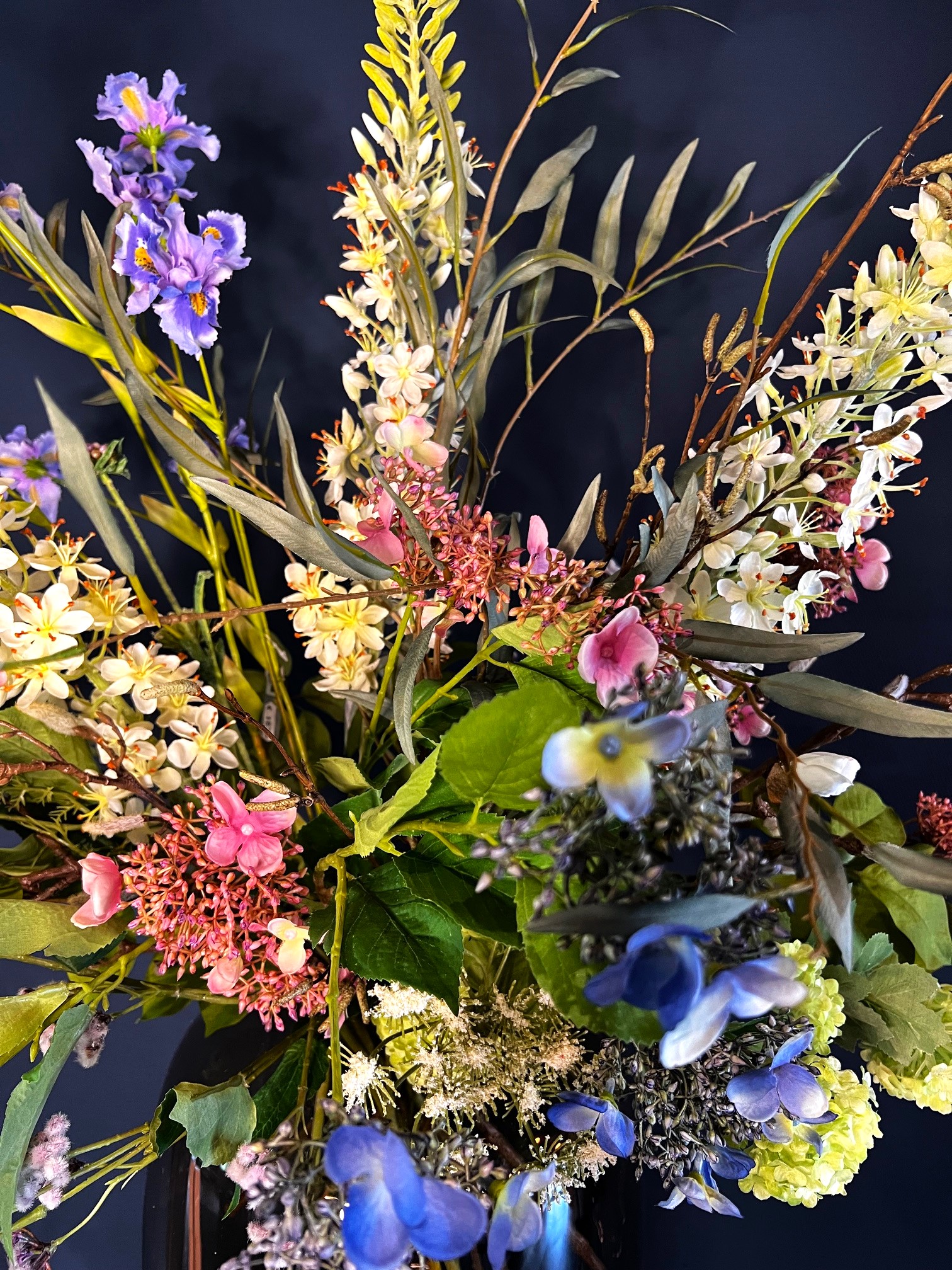 Zijdebloemen boeket Annebel groot - Afbeelding 3