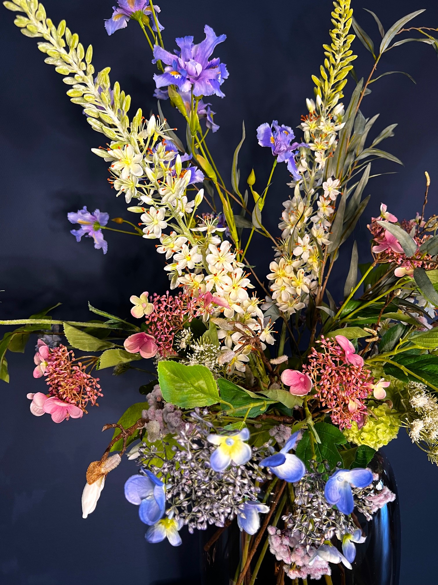 Zijdebloemen boeket Annebel groot - Afbeelding 4